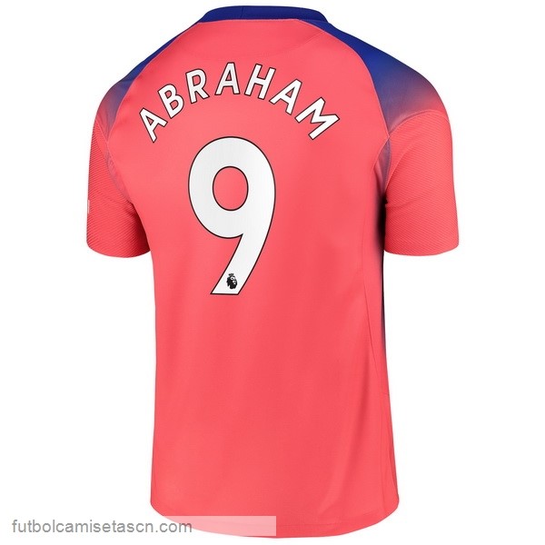 Camiseta Chelsea NO.9 Abraham 3ª 2020/21 Naranja